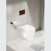 CODE Pure Typhoon Inwall Toilet Suite | Brushed Copper Button gallery detail image