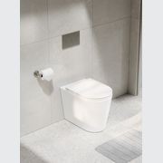 CODE Pure Typhoon Inwall Toilet Suite | Brushed Nickel Button gallery detail image