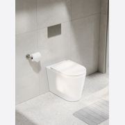 Pure Typhoon Inwall Toilet Suite | Brushed Nickel Btn gallery detail image