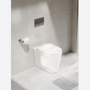 Pure Typhoon Inwall Toilet Suite | Chrome Button gallery detail image