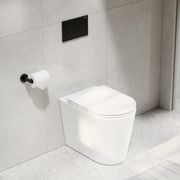 Pure Typhoon Inwall Toilet Suite | Gunmetal Button gallery detail image