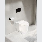 Code Pure Typhoon Inwall Toilet Suite | Matte Black Button gallery detail image