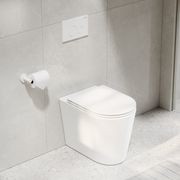 CODE Pure Typhoon Inwall Toilet Suite | Matte White Button gallery detail image