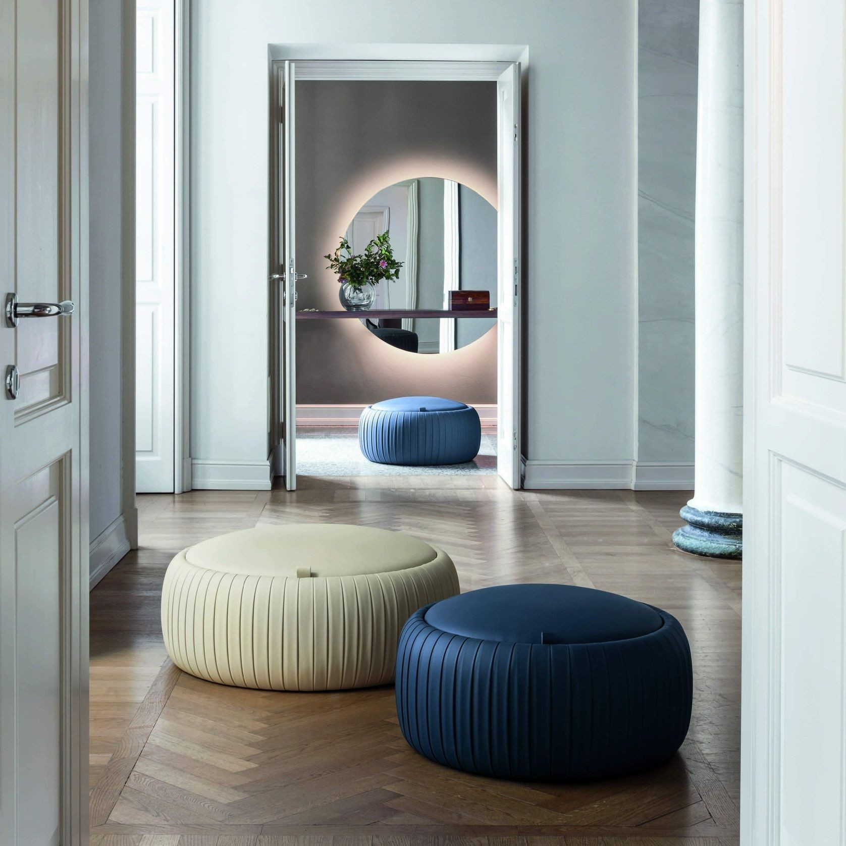 Plisse Ottoman gallery detail image