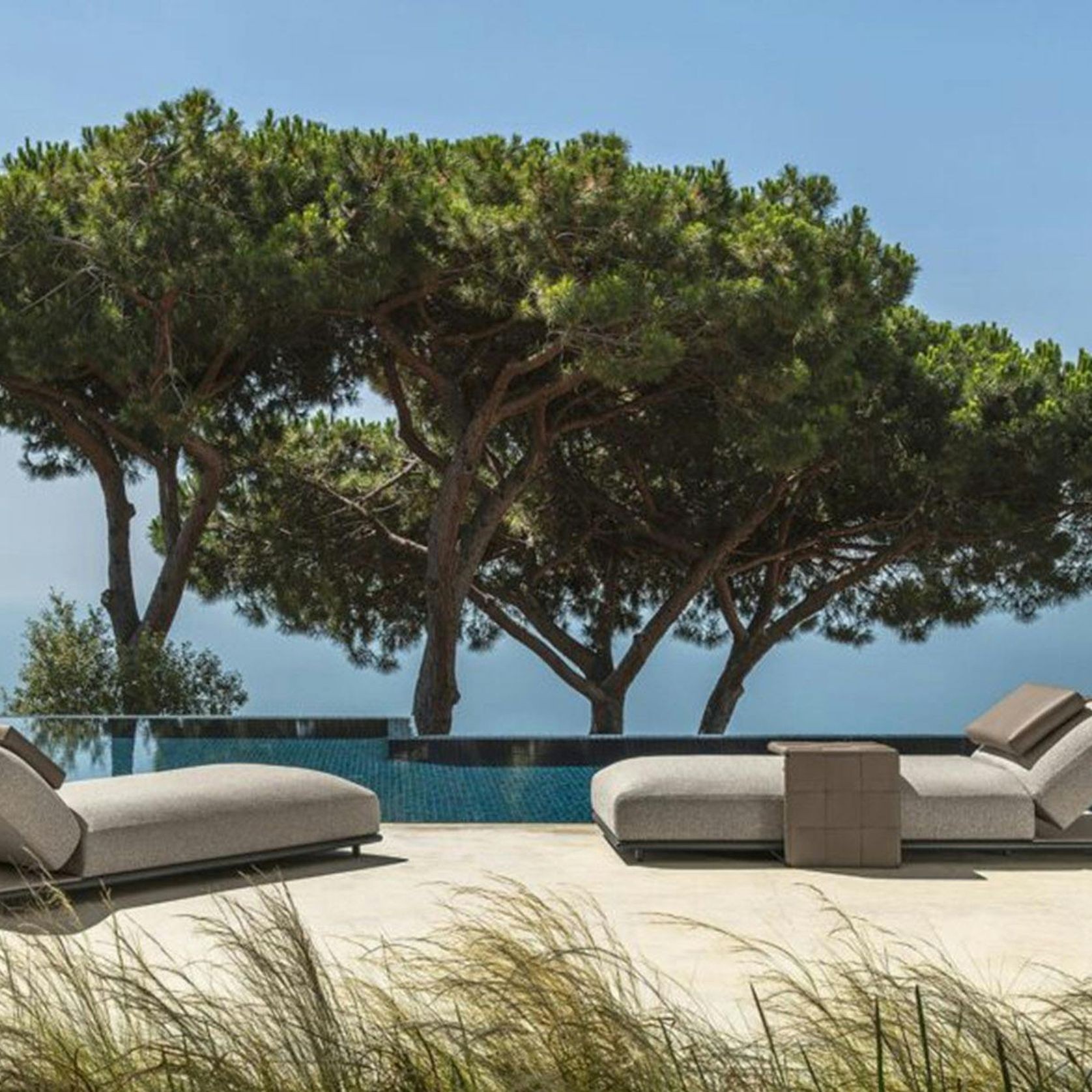 Tresse Outdoor Side Table gallery detail image