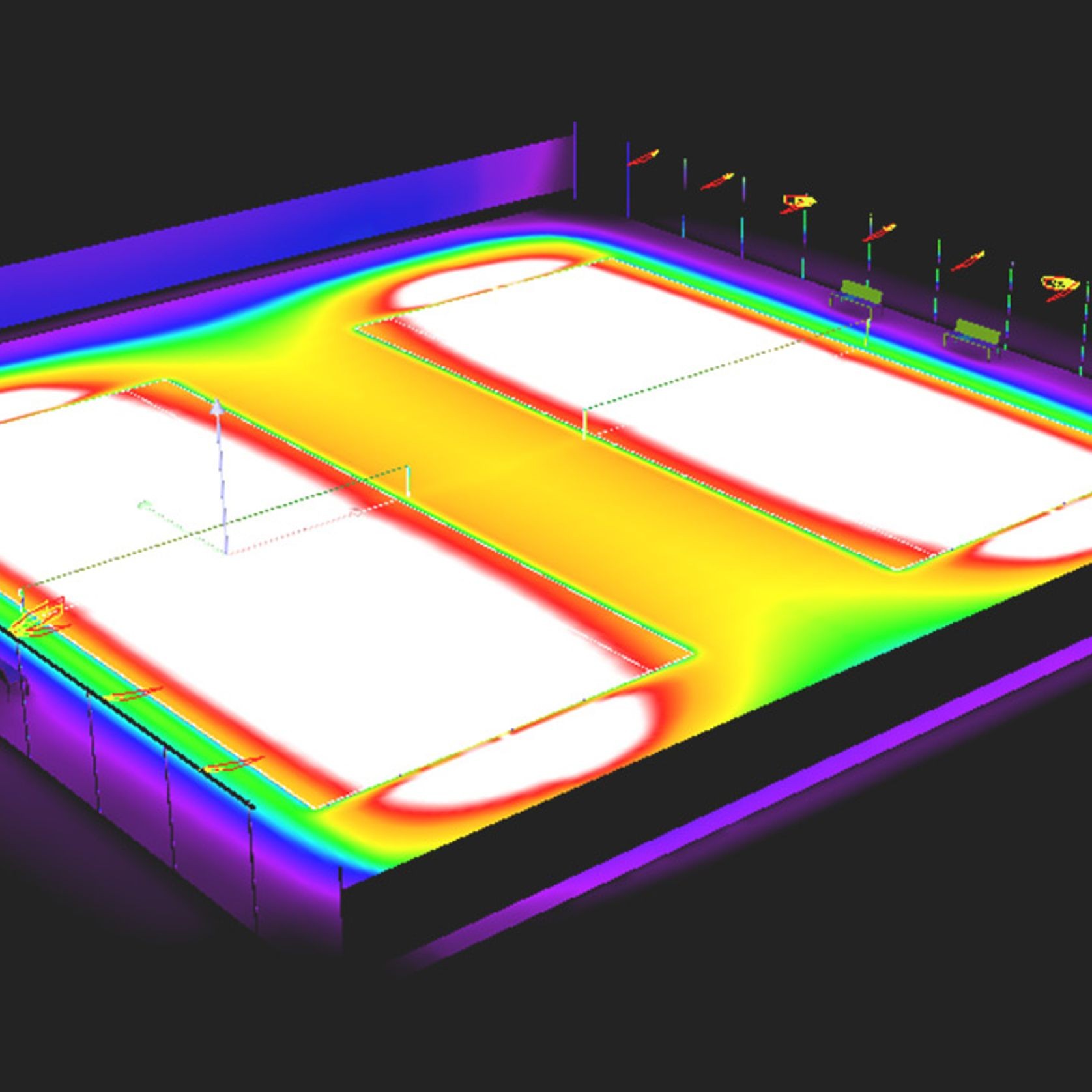 Tweener® LED Padel Court Lighting gallery detail image