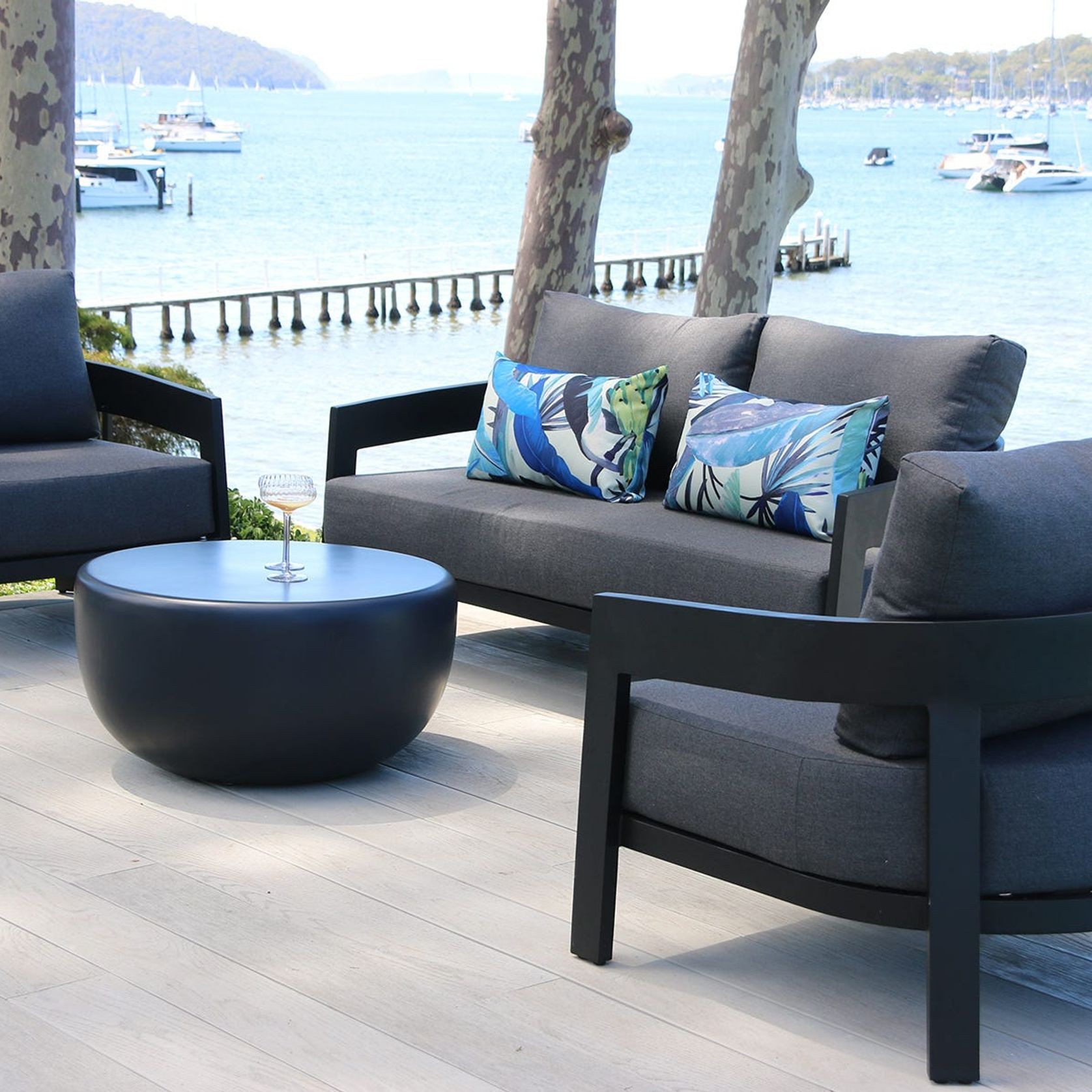 Ubud 4pc Aluminium Outdoor Lounge Setting gallery detail image