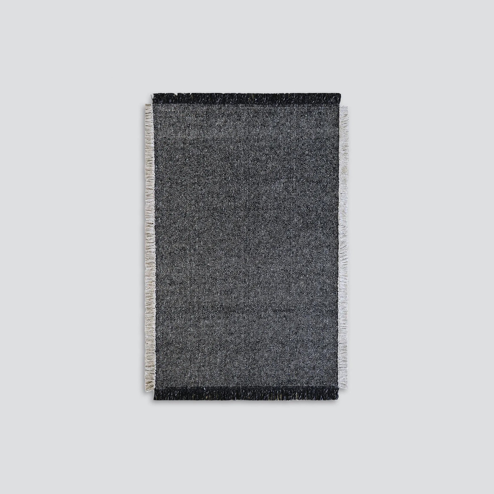 Baya Ulster Floor Rug - Black/Natural | Three Sizes gallery detail image