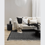 Baya Ulster Floor Rug - Black/Natural | Three Sizes gallery detail image