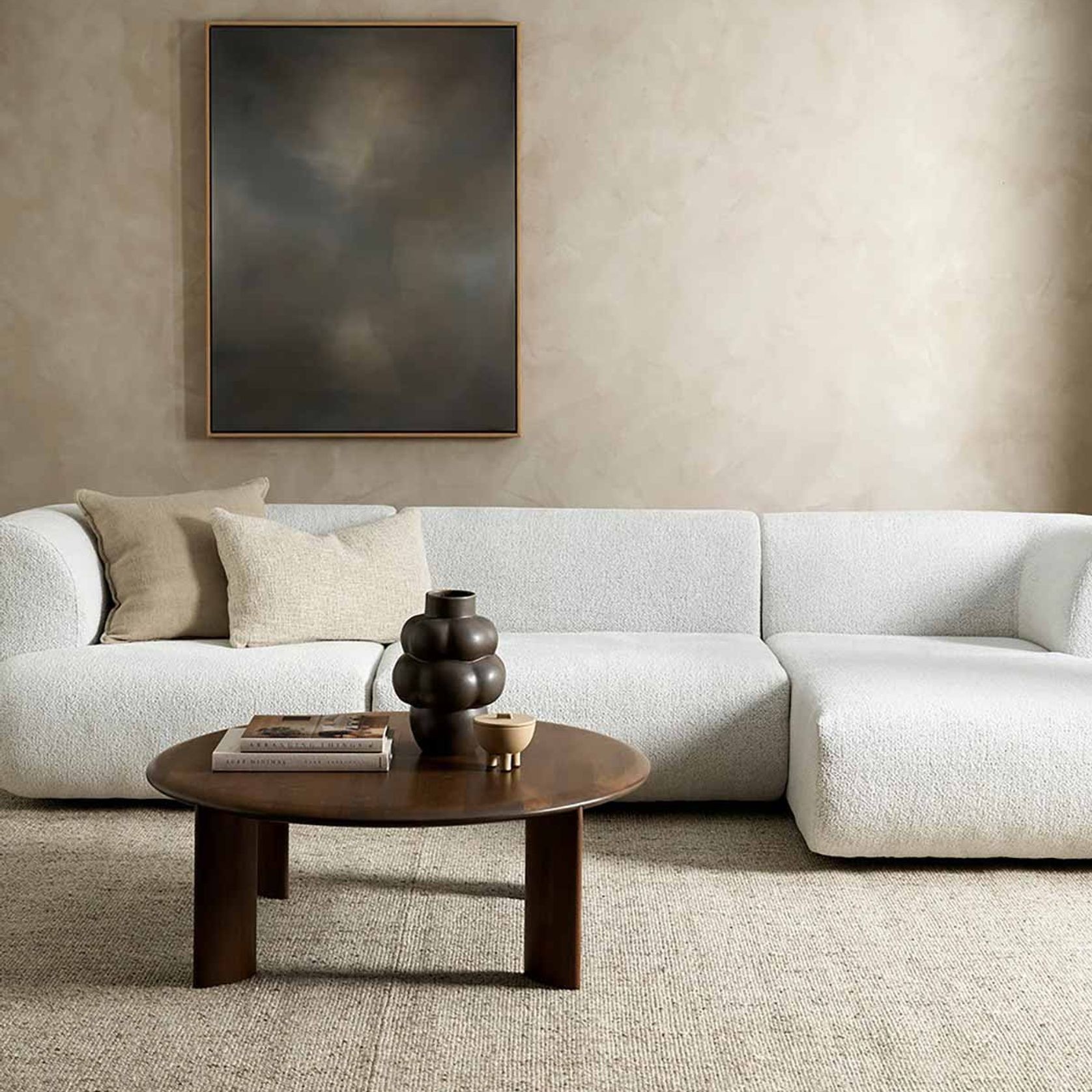 Baya Ulster Floor Rug - Taupe | Four Sizes gallery detail image