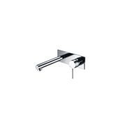 Unika Hali Wall Basin Mixer with Spout gallery detail image