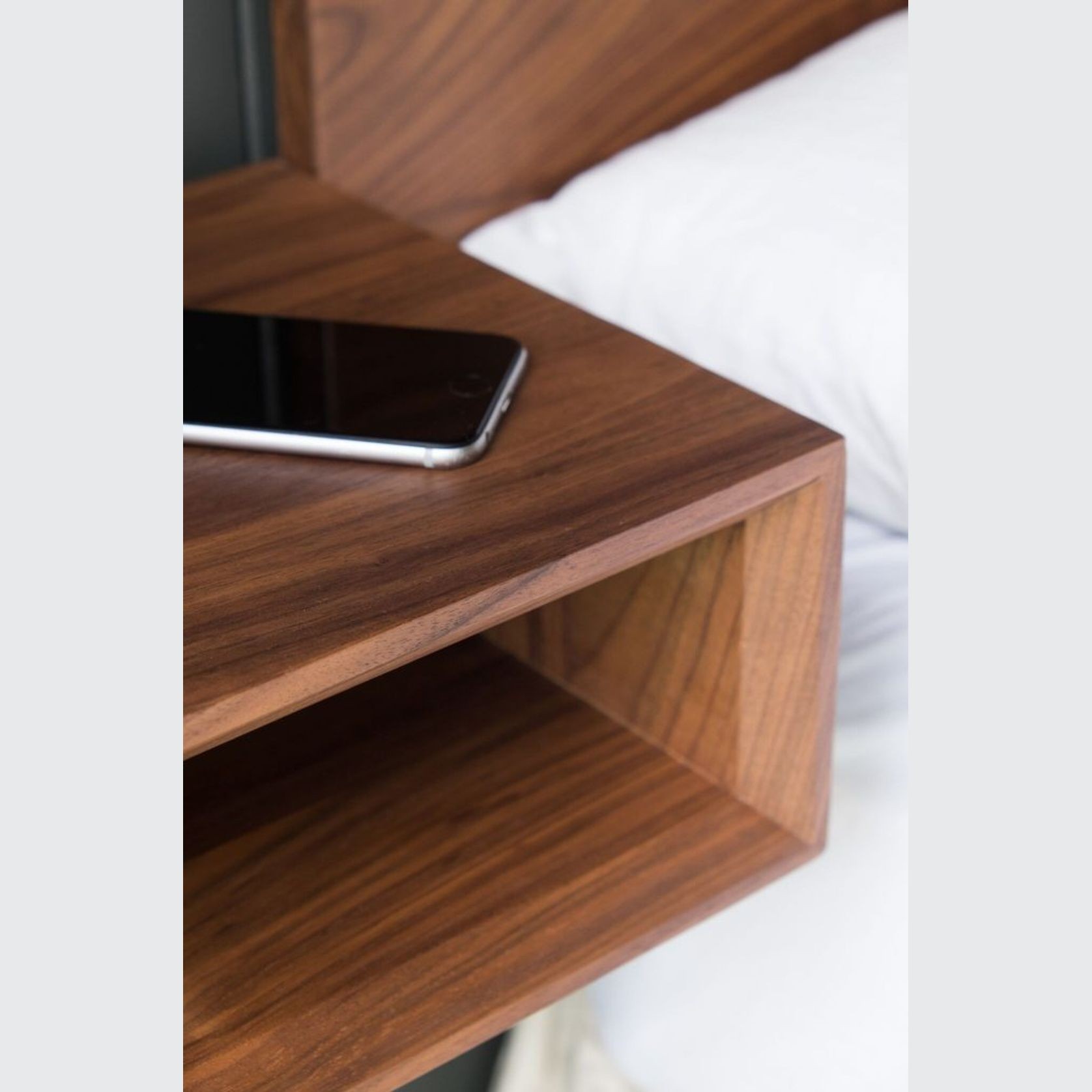 Walnut Floating Bed gallery detail image