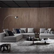 Como Large Fabric Modular Corner Lounge Suite w/ Table gallery detail image