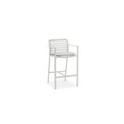 Set of 2 - Verona Outdoor Barstool - Light Grey gallery detail image
