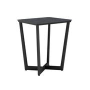 Verona Square Outdoor Bar Table - Charcoal gallery detail image