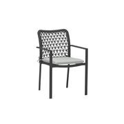 Verona Outdoor Dining Chair - Charcoal gallery detail image