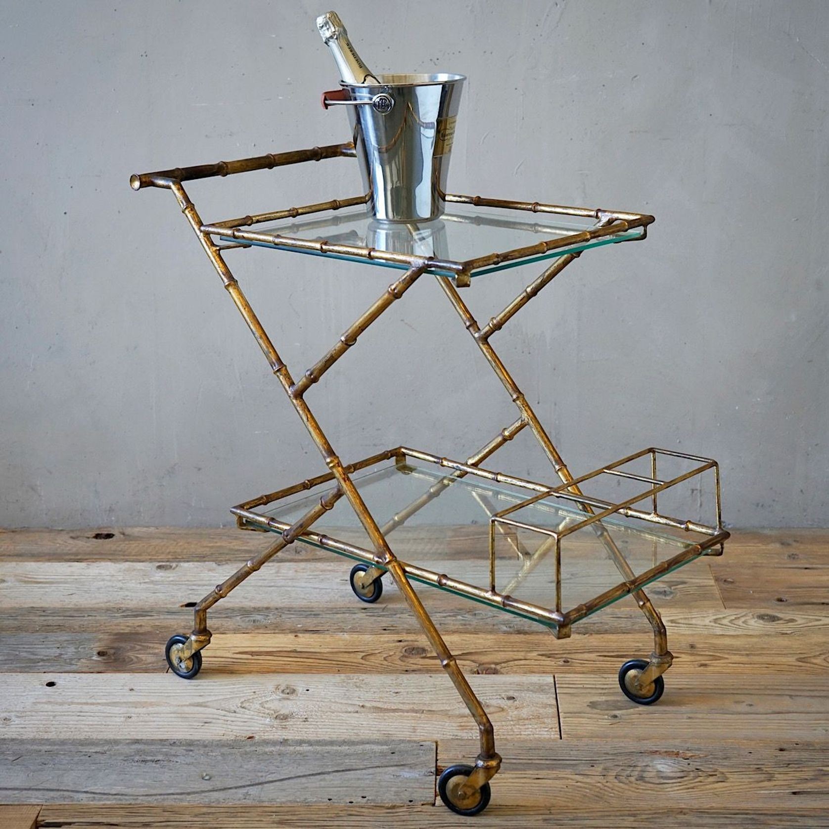 Vintage French Cocktail Trolley gallery detail image