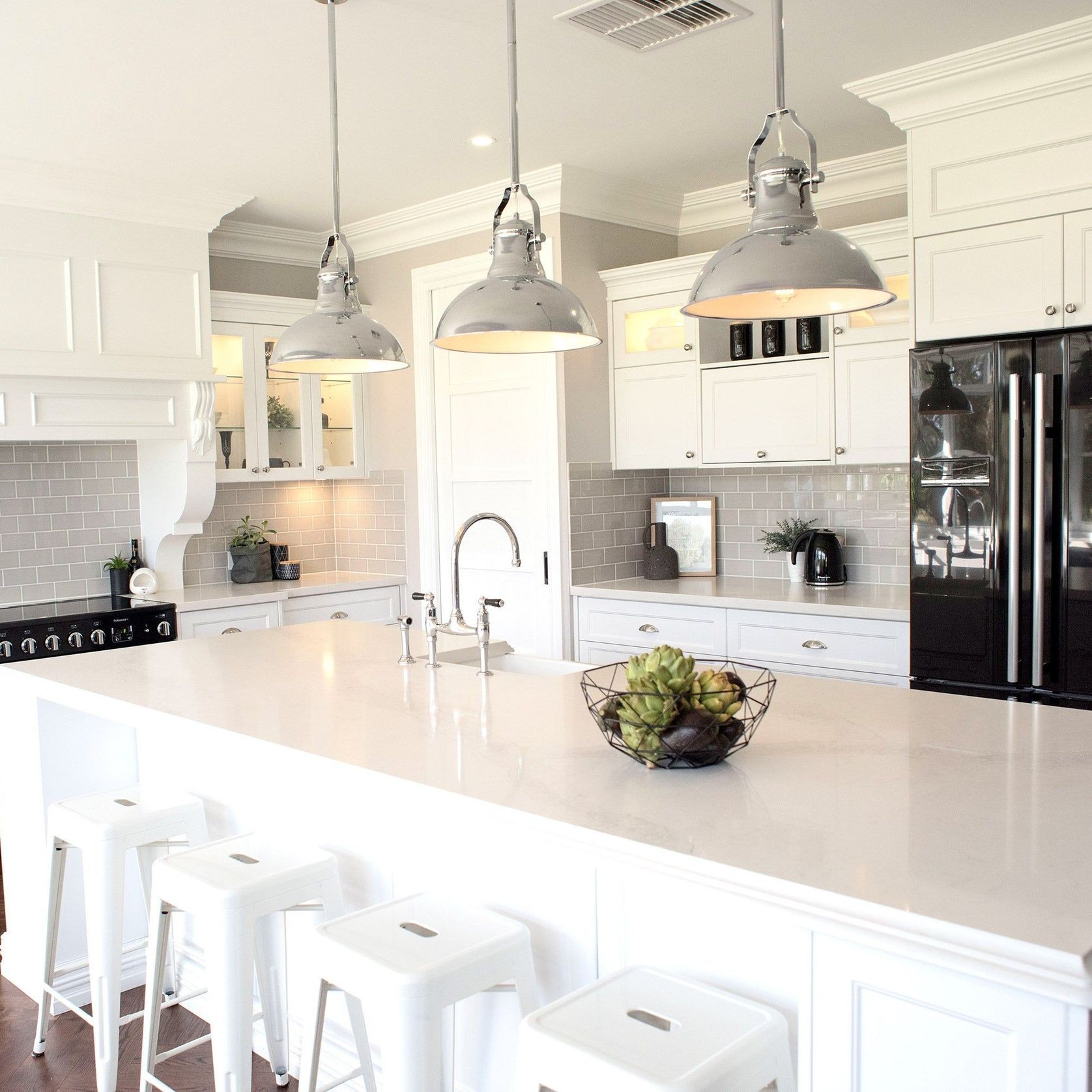 Amani Pendant Light - Chrome gallery detail image