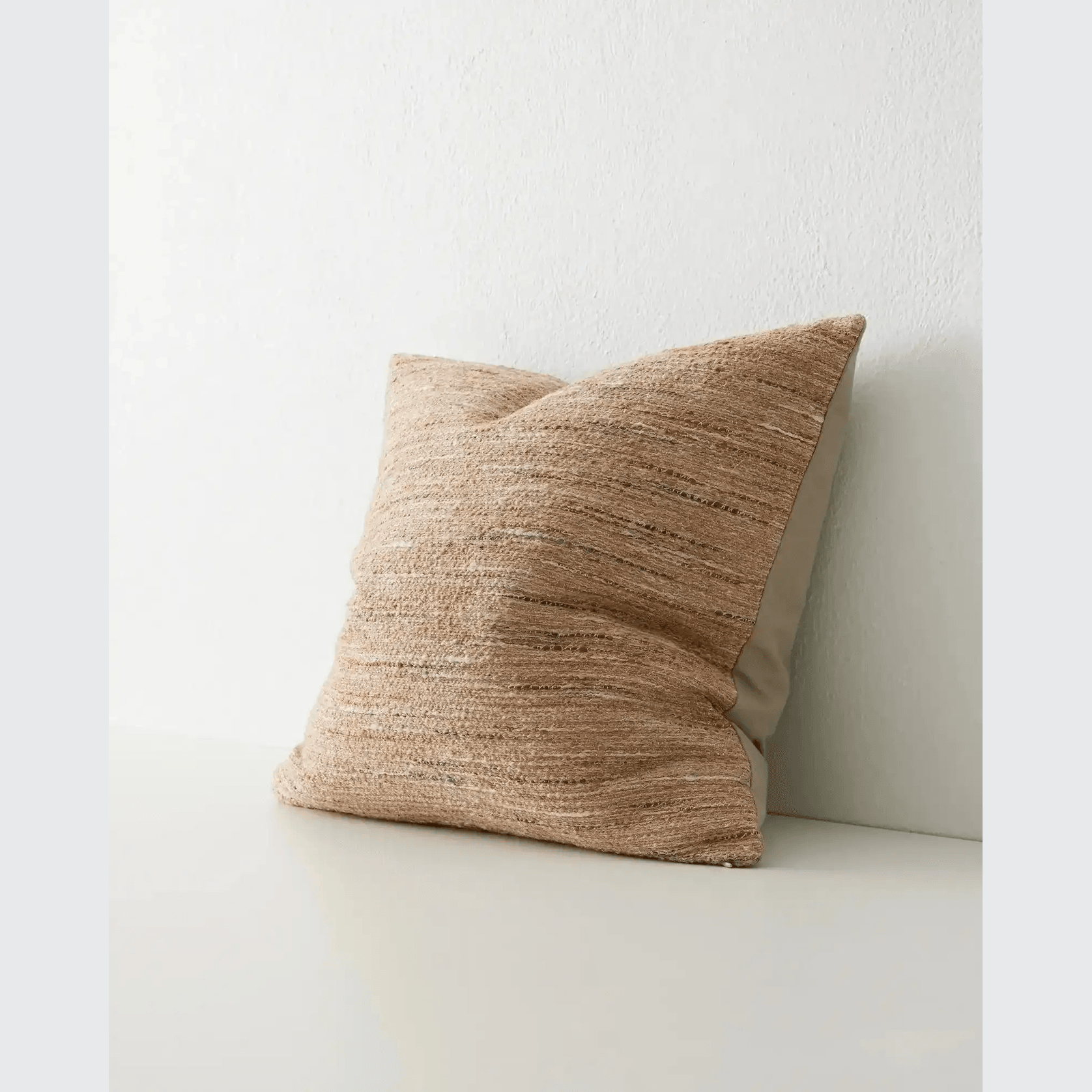 Weave Home Vista Cushion - Sunset | Chunky Linen/Wool Blend gallery detail image