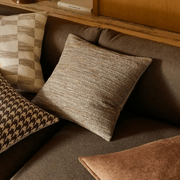 Weave Home Vista Cushion - Natural | Chunky Linen/Wool Blend gallery detail image