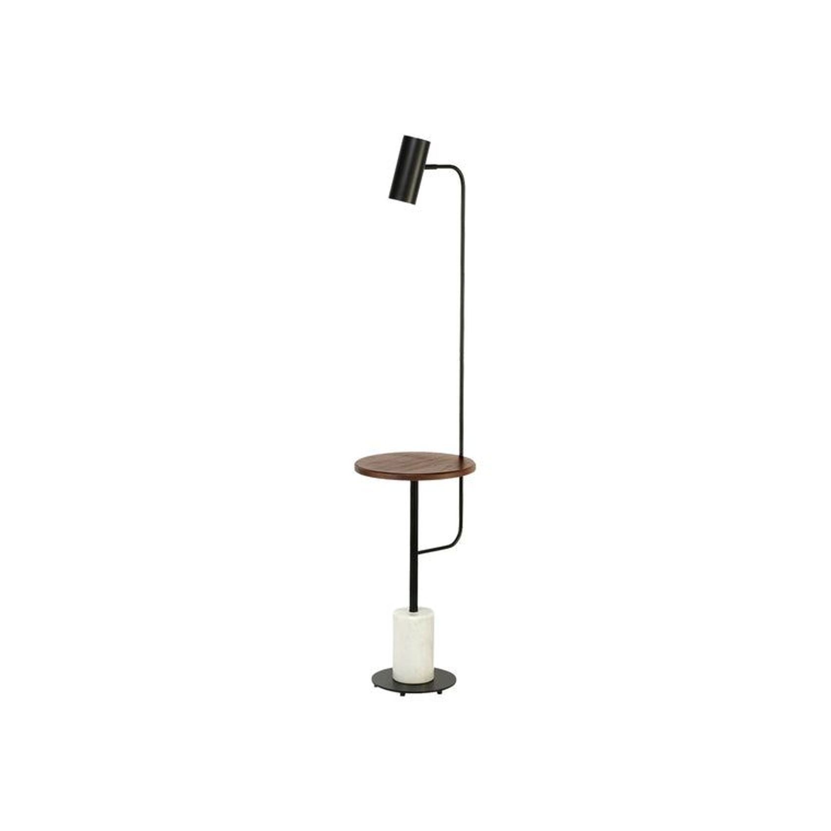 Disson Functional Floor Lamp with Table Top and Marble Base gallery detail image