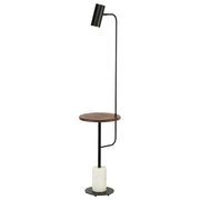 Disson Functional Floor Lamp with Table Top and Marble Base gallery detail image