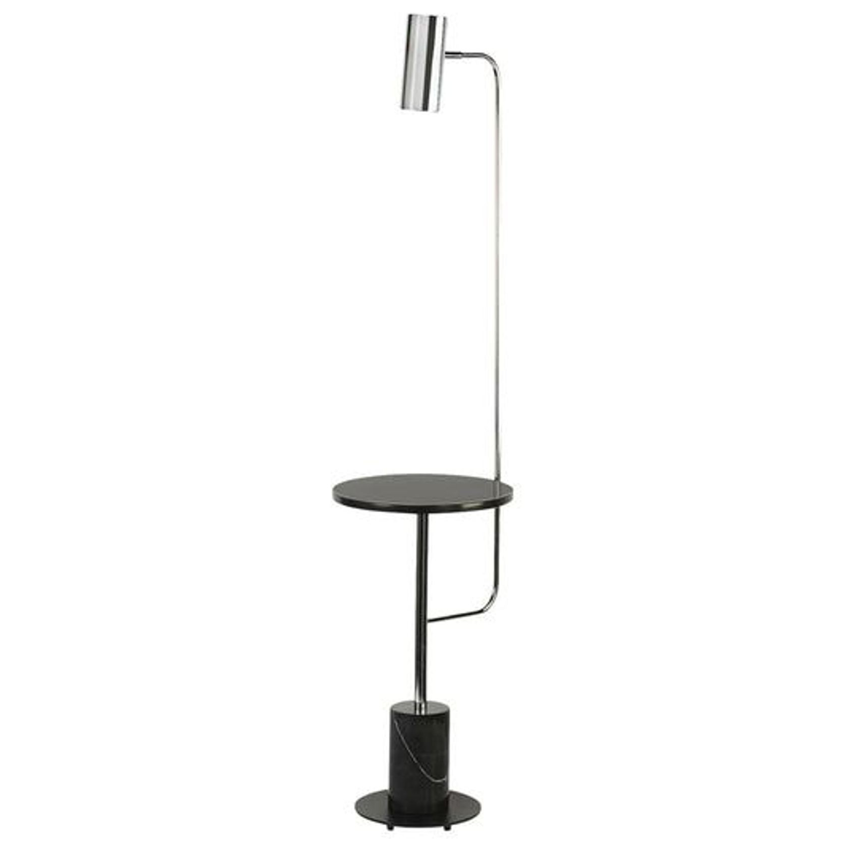 Disson Functional Floor Lamp with Table Top and Marble Base gallery detail image