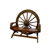 Wagon Wheel Bench Seat gallery detail image