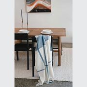 Ruanui Station Lambswool Throw - Wakarua White gallery detail image