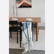Ruanui Station Lambswool Throw -  Wakarua White gallery detail image
