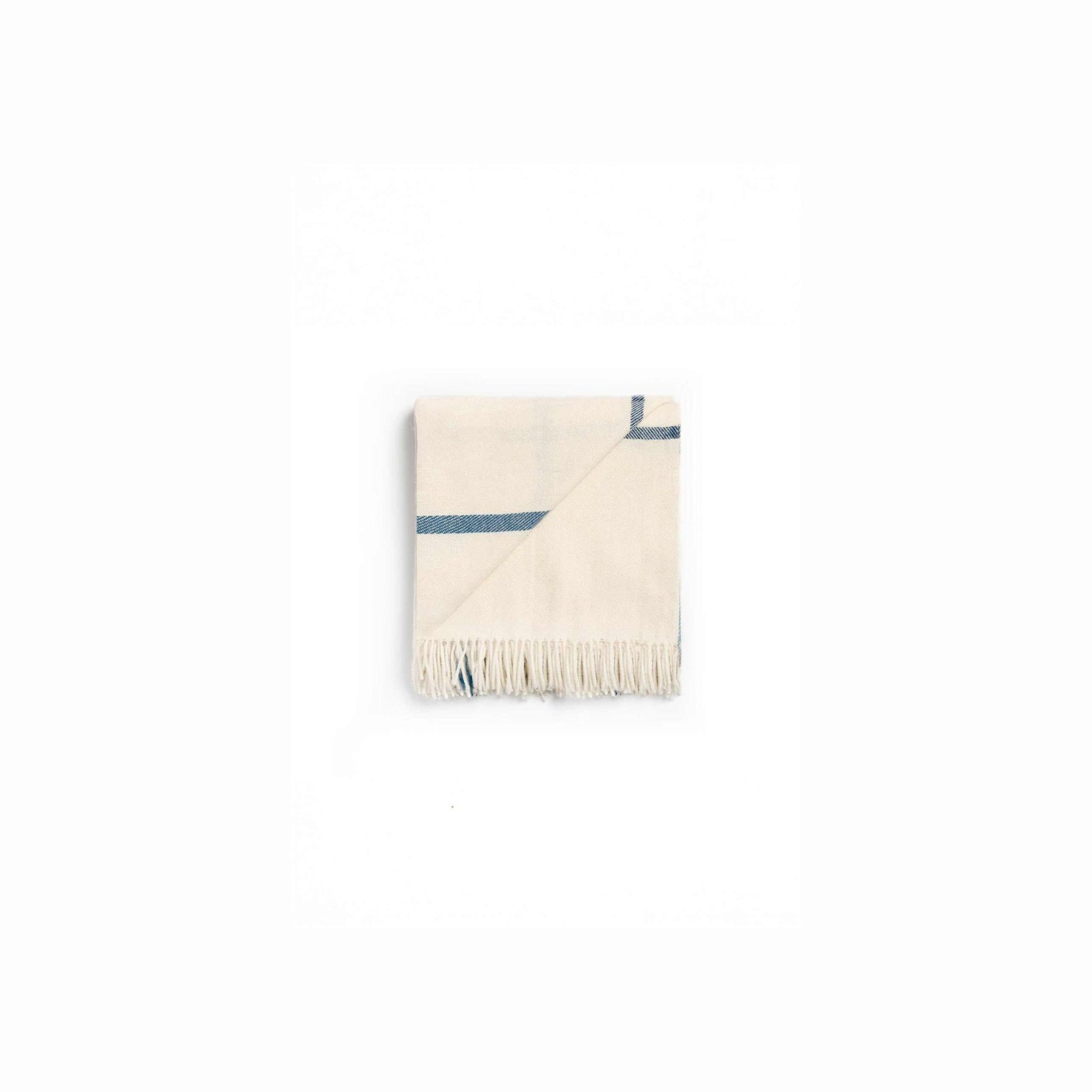 Ruanui Station Lambswool Throw -  Wakarua White gallery detail image