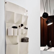 Wall-Hung Leather Storage Bag by Cielo gallery detail image