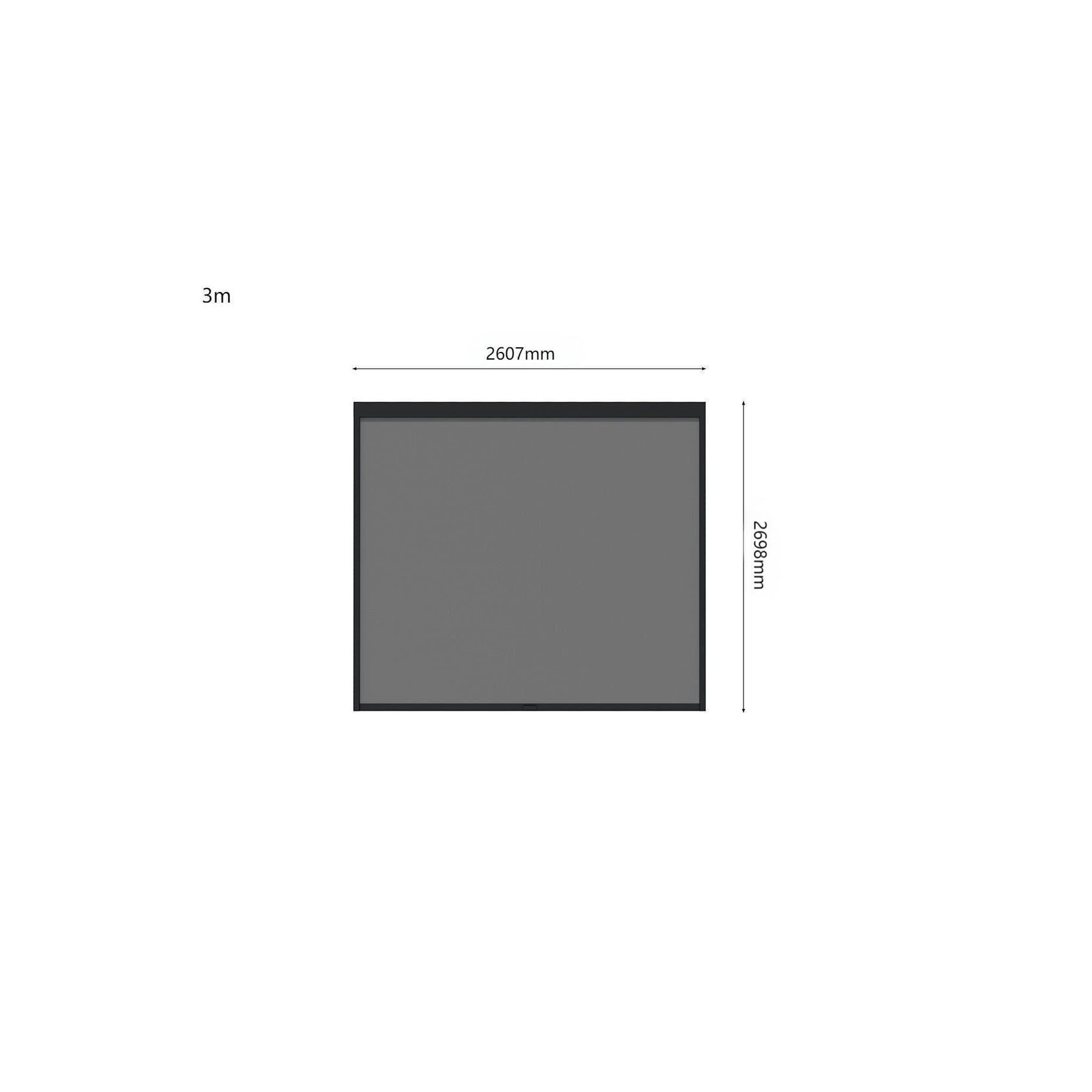 Motorised Blind For Tasman Wall Mounted Pergola gallery detail image