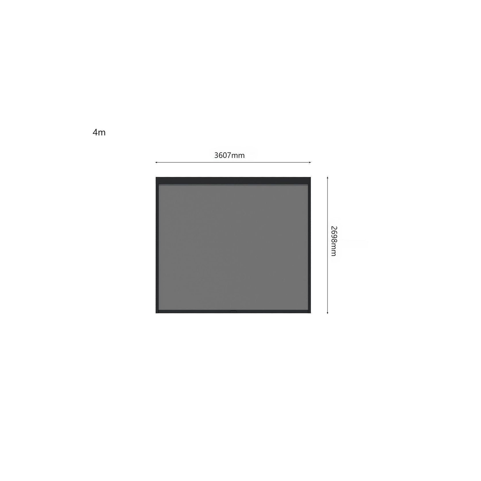 Motorised Blind For Tasman Wall Mounted Pergola gallery detail image