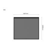 Motorised Blind For Tasman Wall Mounted Pergola gallery detail image