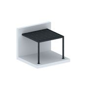 Baltic Motorised Wall Mounted Louvre Roof Aluminium Pergola gallery detail image