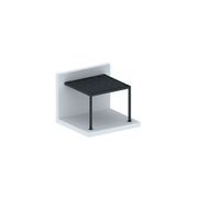 Baltic Motorised Wall Mounted Louvre Roof Aluminium Pergola gallery detail image
