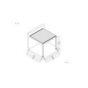 Baltic Motorised Wall Mounted Louvre Roof Aluminium Pergola gallery detail image
