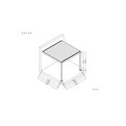 Baltic Manual Wall Mounted Louvre Roof Aluminium Pergola gallery detail image