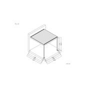 Baltic Manual Wall Mounted Louvre Roof Aluminium Pergola gallery detail image