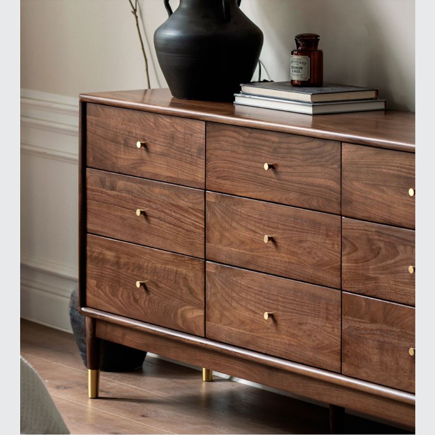 Walnut 9 Drawers gallery detail image