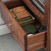 Walnut Glass Display Cabinet gallery detail image