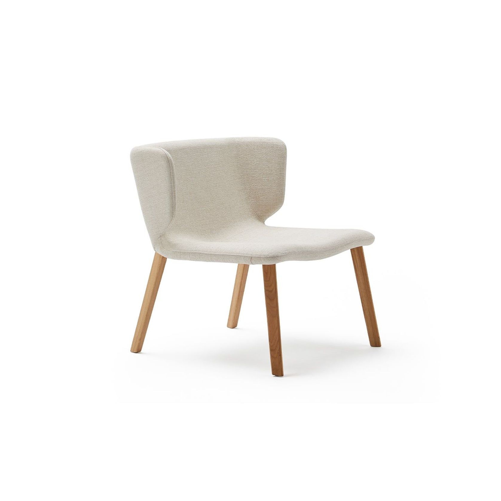 Wrapp Armchair - Wooden Base gallery detail image