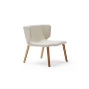 Wrapp Armchair - Wooden Base gallery detail image