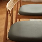 Warsaw Natural Solid Oak Dining Chair gallery detail image