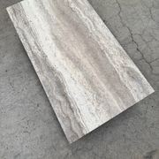 Waterfall Coffee Table - Veincut Silver Travertine gallery detail image
