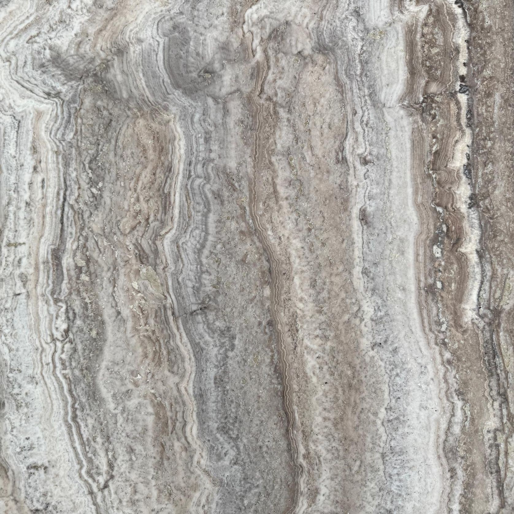 Waterfall Coffee Table - Veincut Silver Travertine gallery detail image