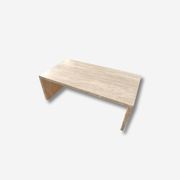 Waterfall Coffee Table - Vein Cut Travertine gallery detail image
