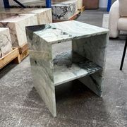 Waterfall Side Table - Twill Green gallery detail image