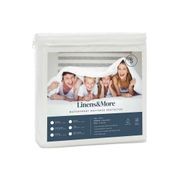 Waterproof Cotton Mattress Protector King White gallery detail image